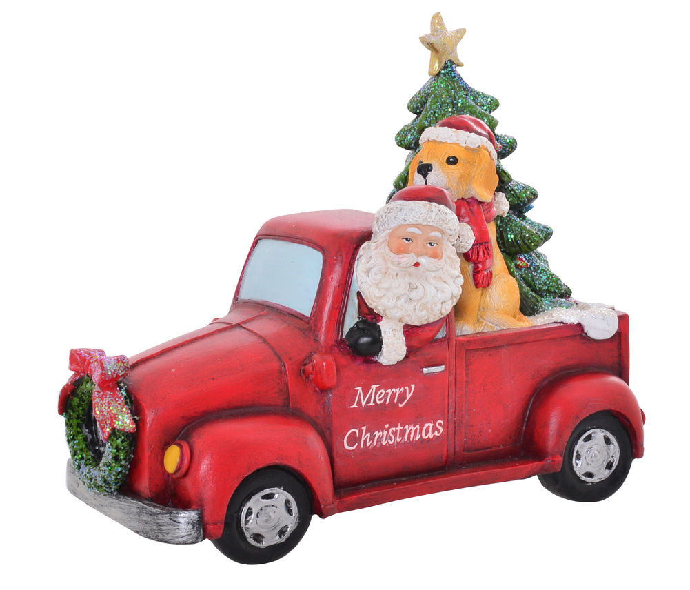 [21391] SANTA CAR WITH DOG