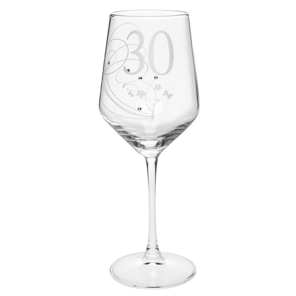 [26182] CRYSTAL WINE GLASS 30        R