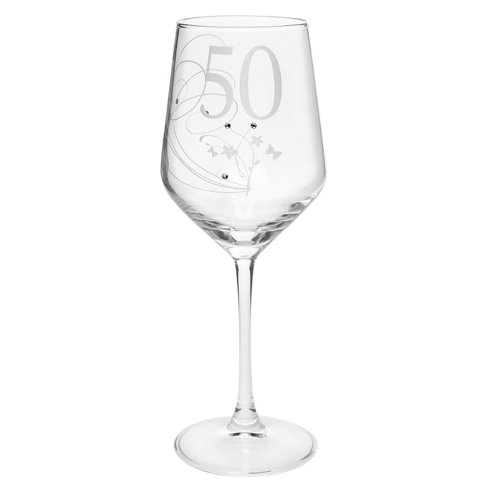 [26184] CRYSTAL WINE GLASS 50        R
