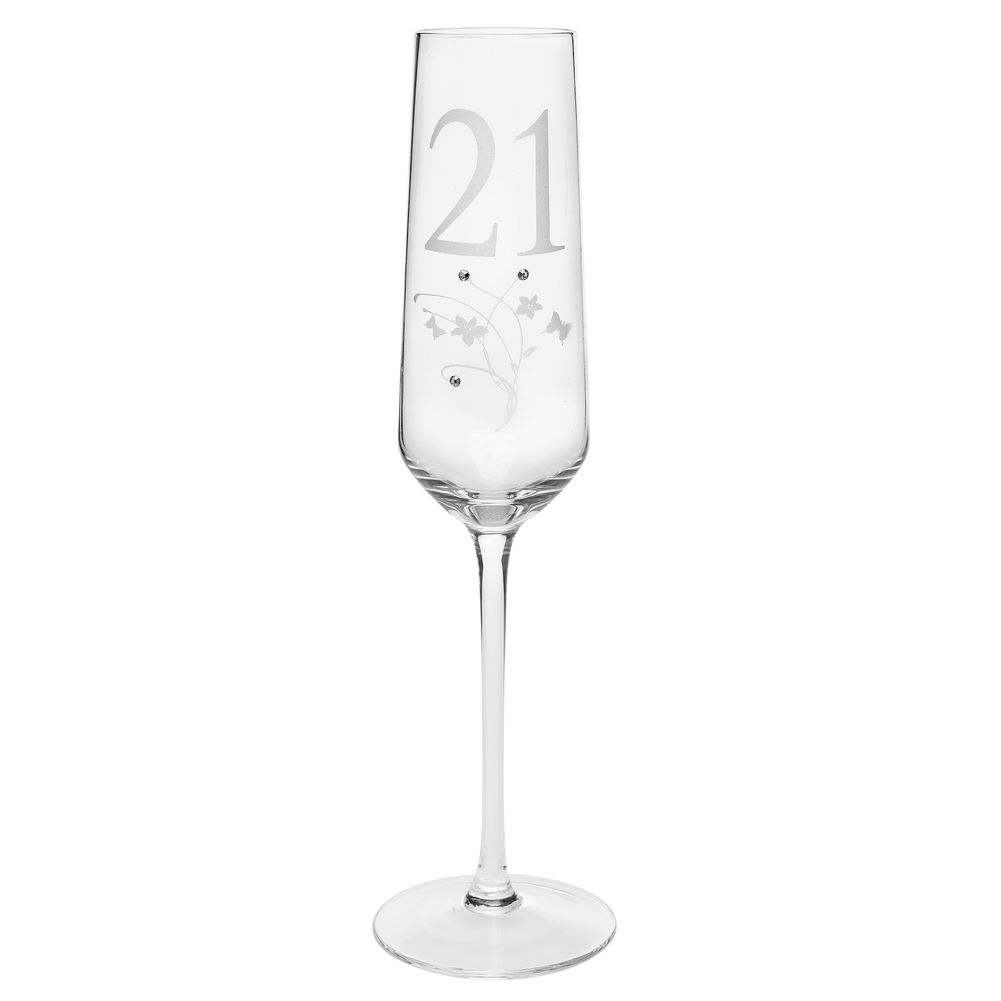 [26188] CRYSTAL CHAMPAGNE GLASS 21   R