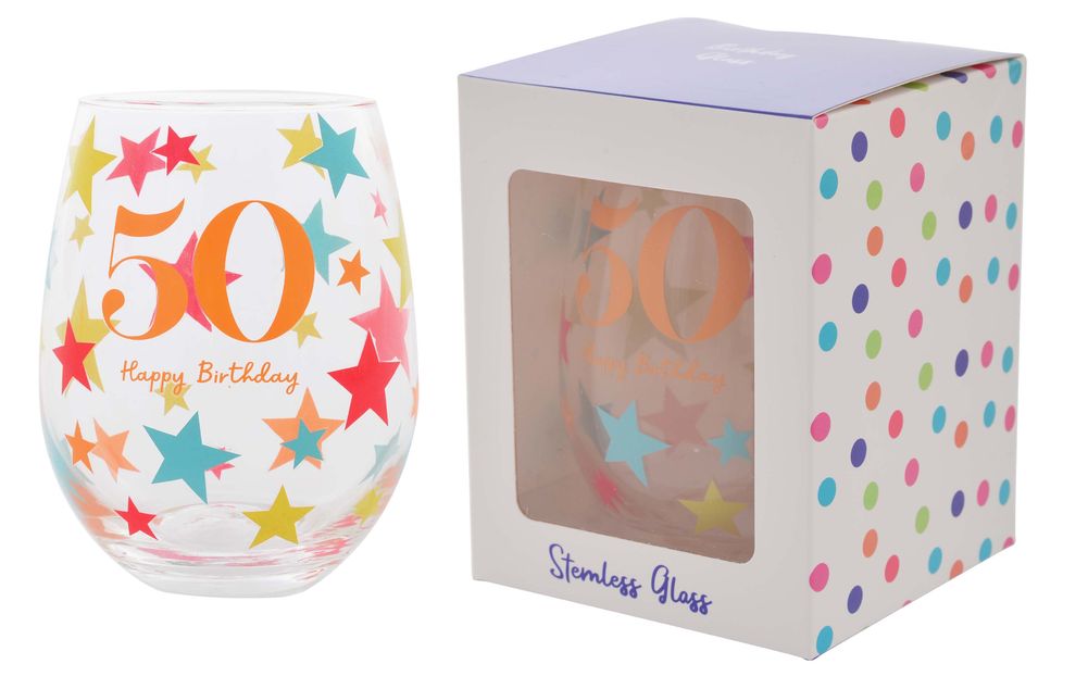 [26226] BIRTHDAY PARTY 50 STEMLS GLS R