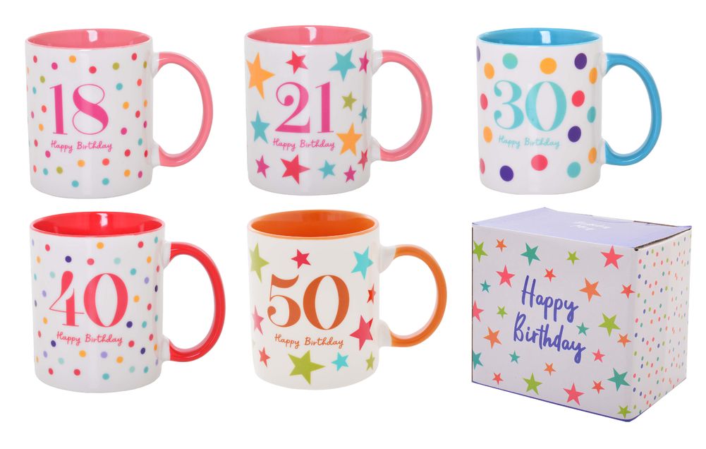 [26227] BIRTHDAY PARTY MUG (5)       R