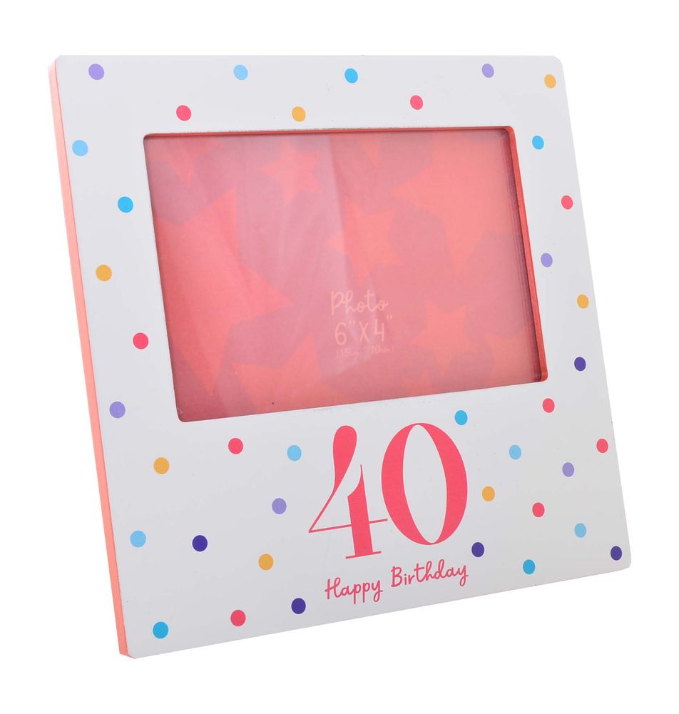 [26231] BIRTHDAY PARTY 40 PHO FRAME  R