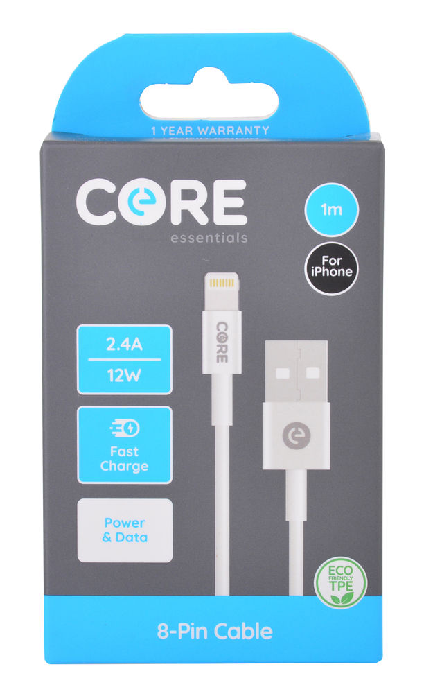 [26241] CORE 8-PIN TO USB-A 1M  RRP$10