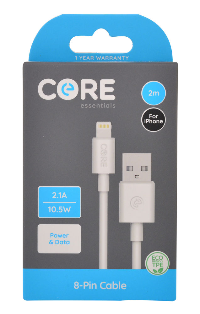 [26243] CORE 8-PIN TO USB-A 2M  RRP$20