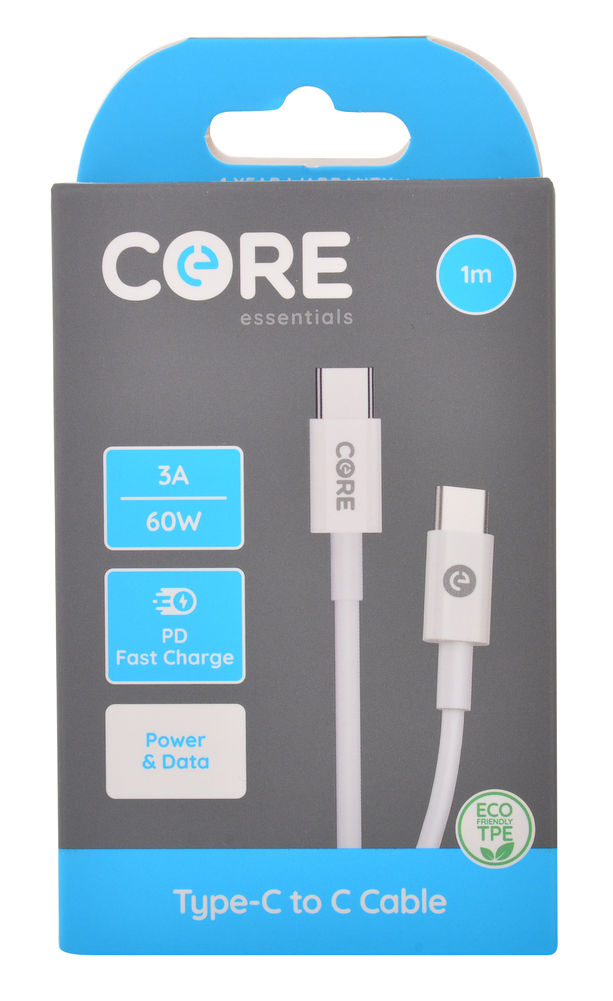 [26248] CORE USB-C TO USB-C 1M  RRP$15