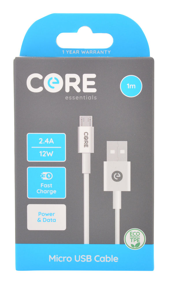 [26253] CORE USB-A - MIC.USB 1M RRP$10