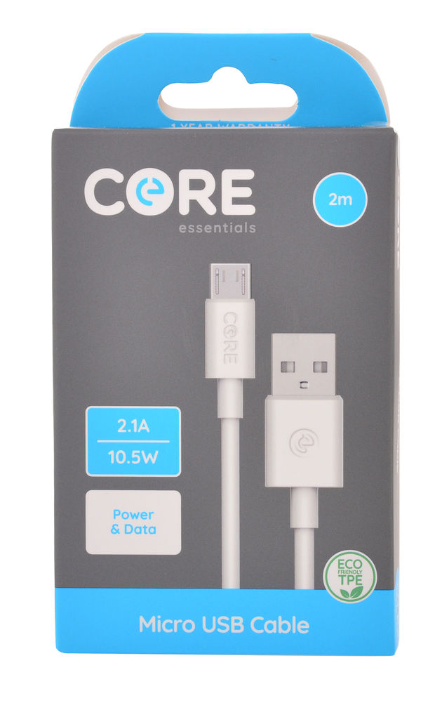 [26254] CORE USB-A - MIC.USB 2M RRP$10