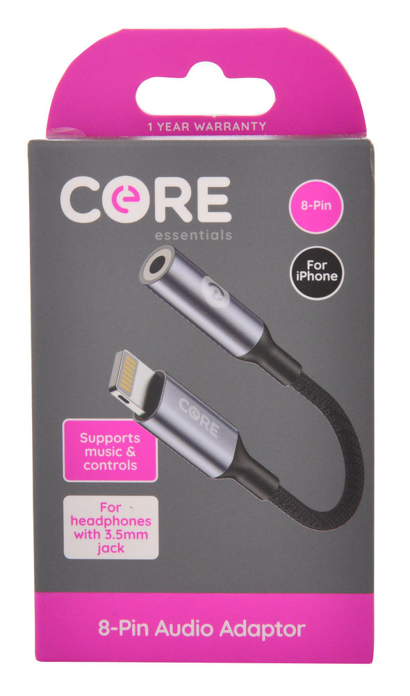 [26277] CORE 8-PIN AUDIO ADPTOR RRP$15