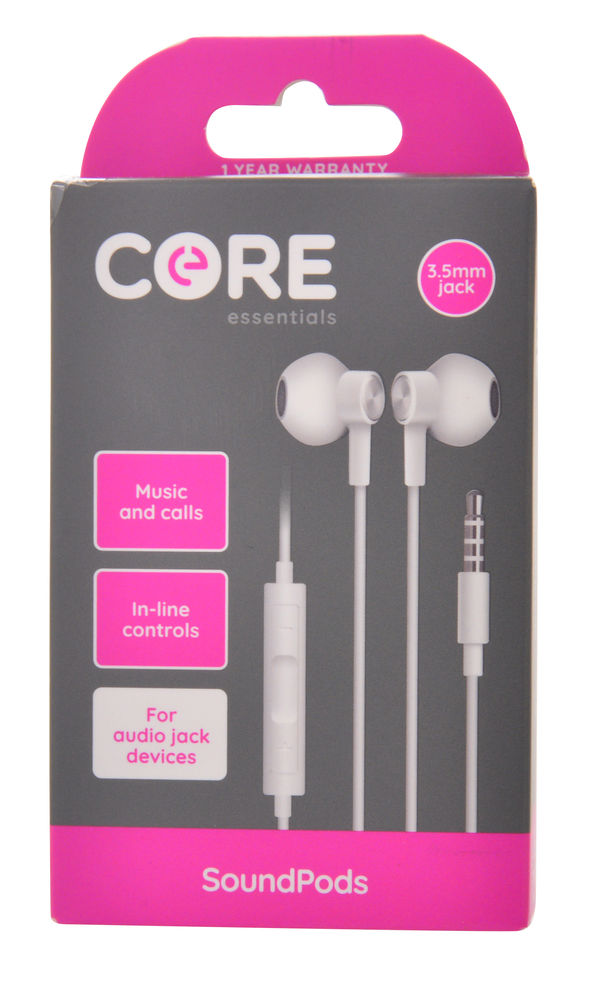 [26279] CORE SOUNDPODS 3.5MM    RRP$15