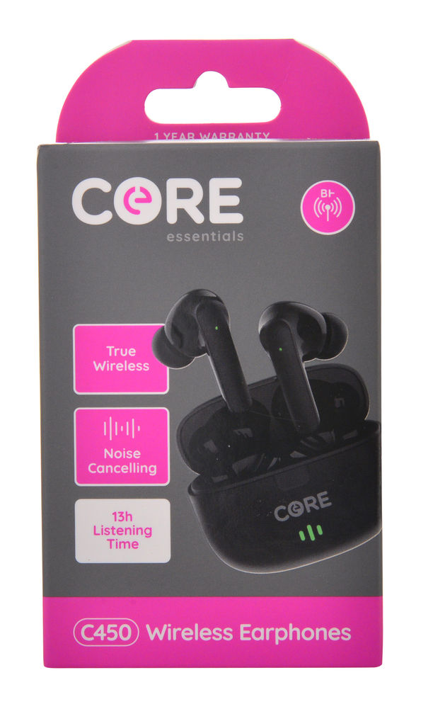 [26281] CORE WIRELESS EARPHONES RRP$50