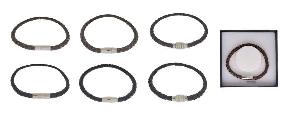 [26382] EQLB MENS LEATHER BRACELET (6)