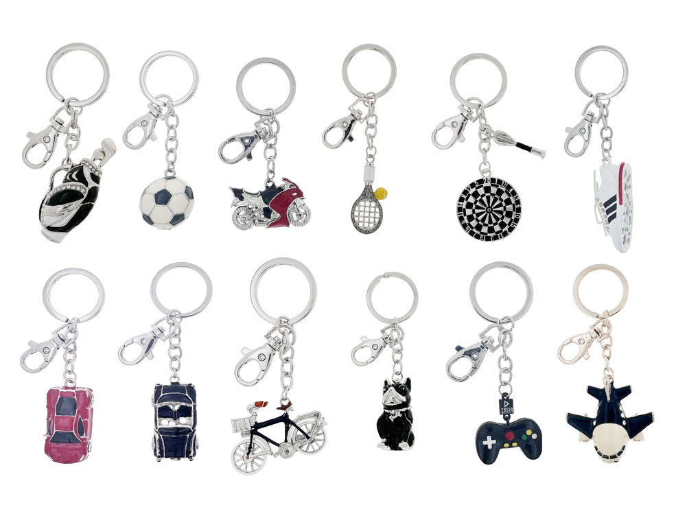 [26458] SPORTS & HOBBIES KEYRING (12)