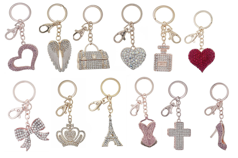 [26459] FASHION BLING KEYRING (12)