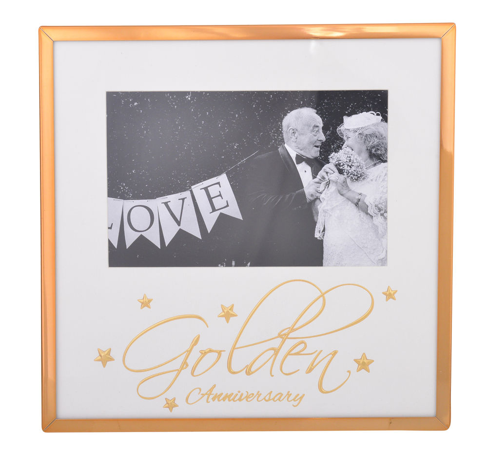 [26483] GOLDEN ANNIVERSARY FRAME 6X4