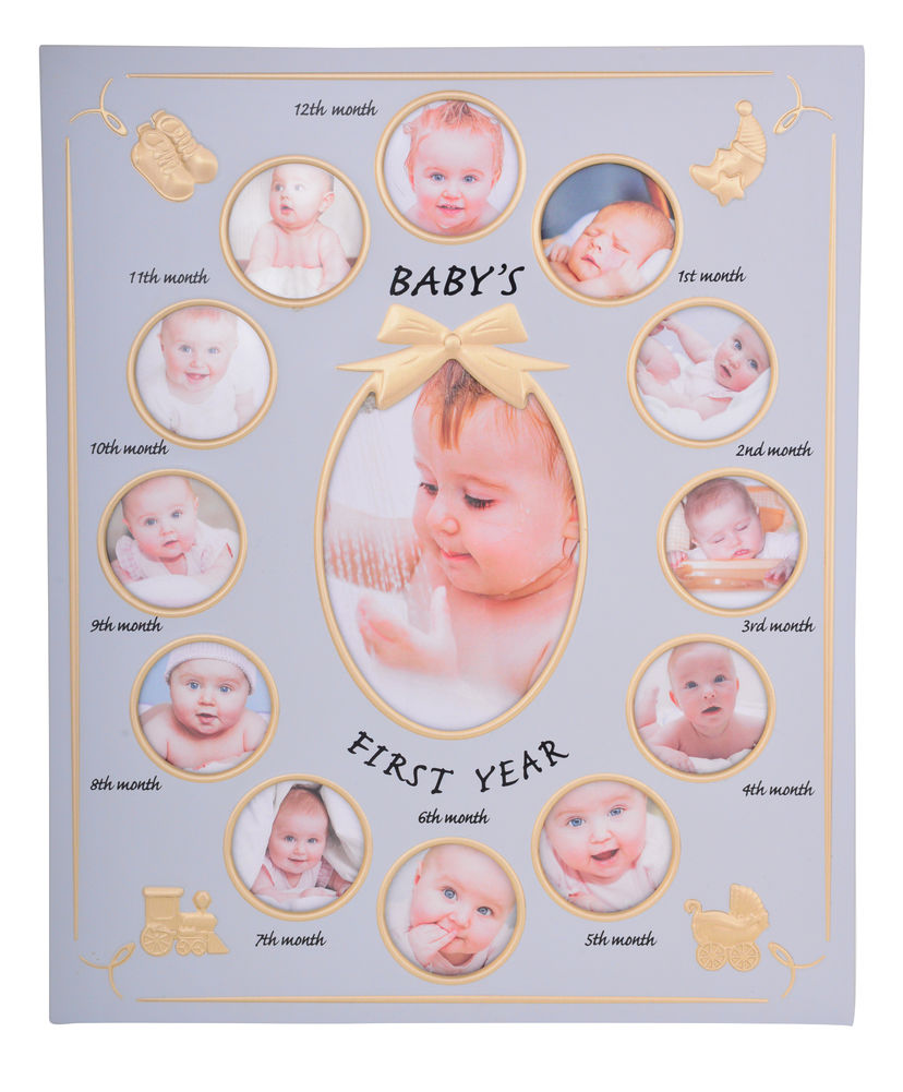 FIRST YEAR COLLAGE FRAME BLUE