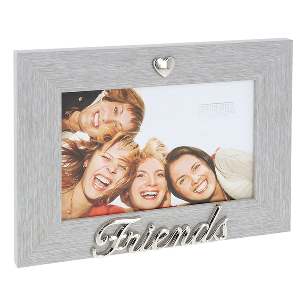 [26505] SILVER HEART FRIENDS FRAME 6X4