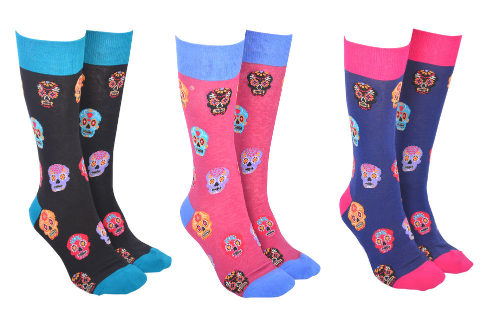 [26523] SOCK SOCIETY DAY OF THE DEAD(3