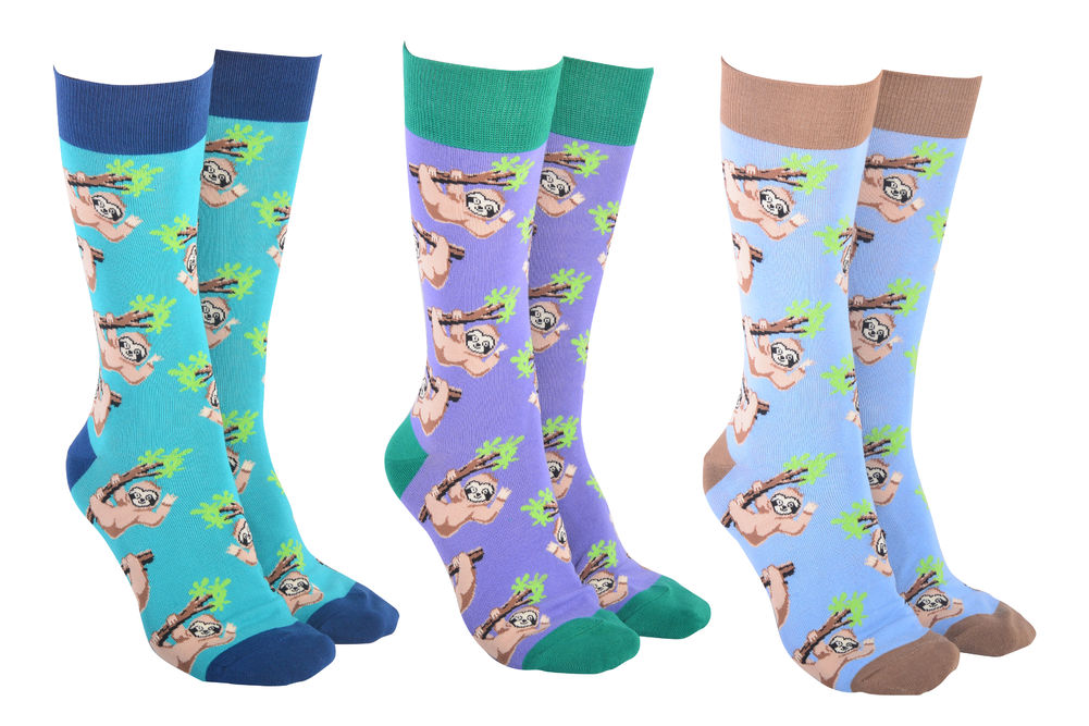 [26536] SOCK SOCIETY HAPPY SLOTHS (3)