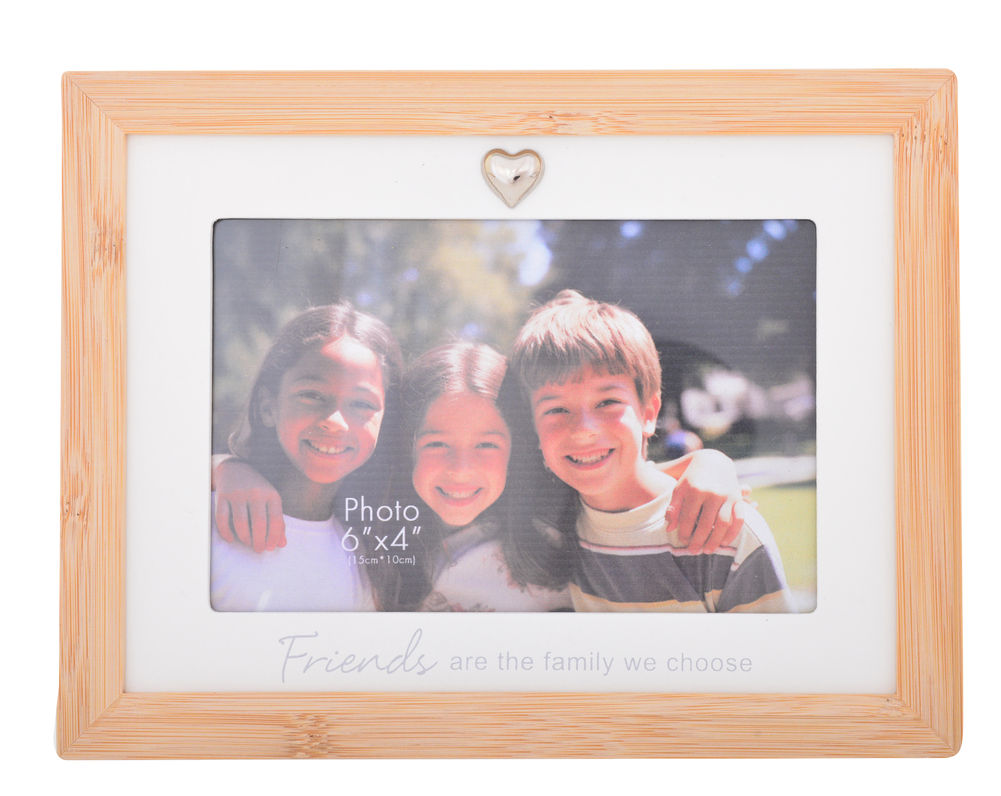 [26539] BAMBOO HEART FRAM FRIEND 6X4 R