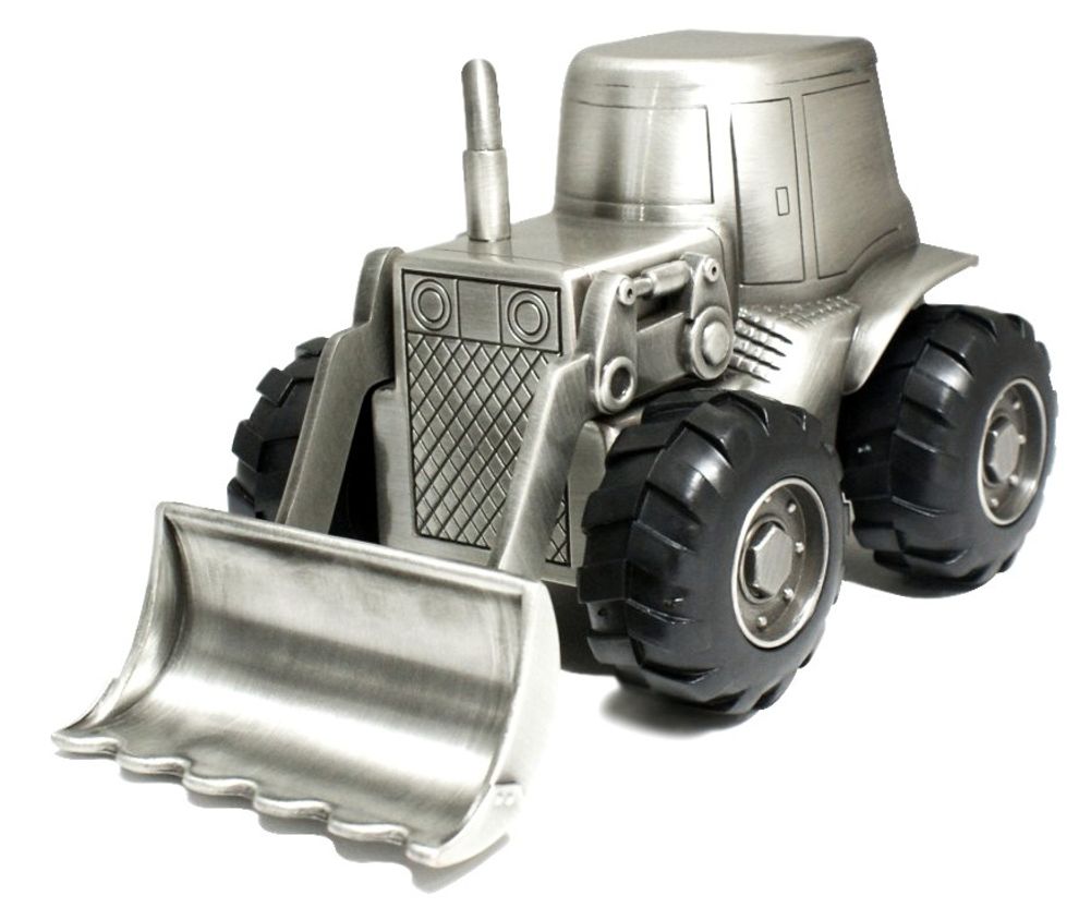 [26579] TRACTOR PEWTER MONEY BANK