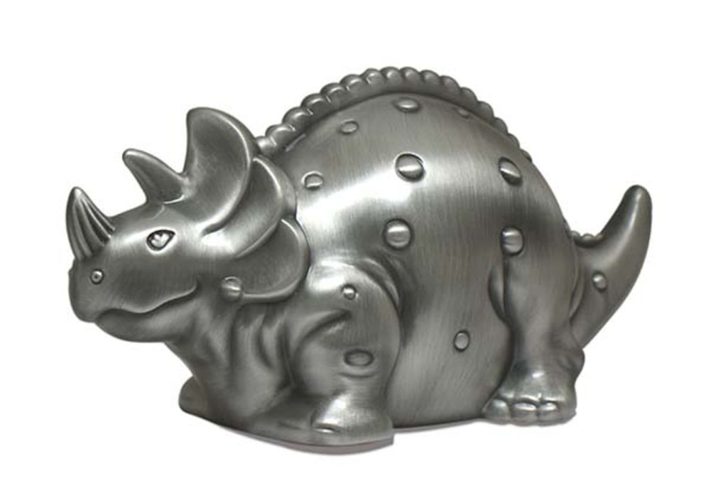 [26580] DINOSAUR PEWTER MONEY BANK