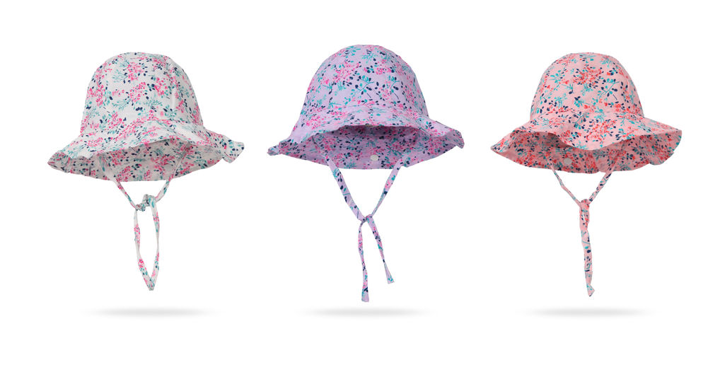[26696] ESSENCE BABY SUNHAT FLOWERS (3