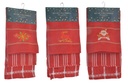 XMAS TEA TOWEL SET 3 PCE (3)
