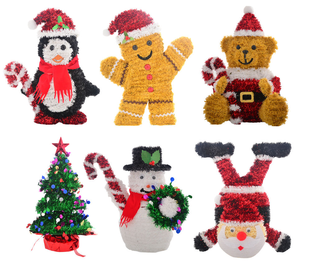 [26741] CHRISTMAS TINSEL CHARACTERS (6)