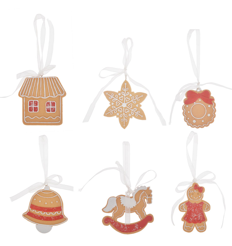 [26767] GINGERBREAD HANGING DECS (6)