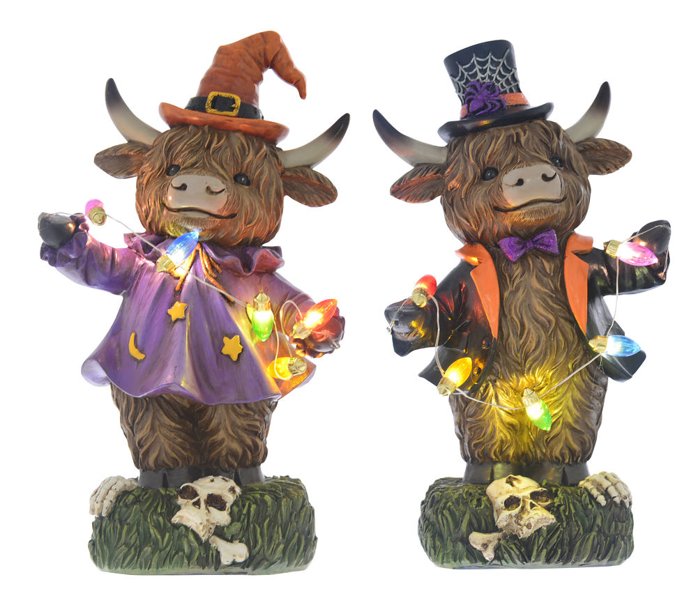 HALLOWEEN HIGHLAND COW LED (2)