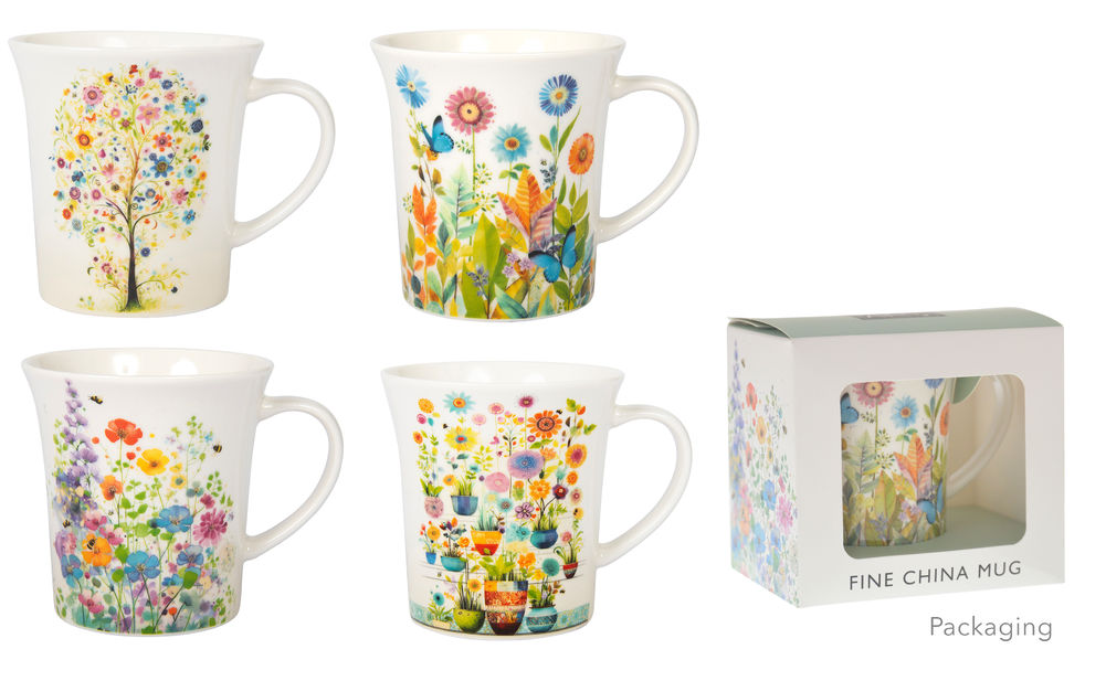 [26793] BUG ART PORTFOLIO MUGS (4)