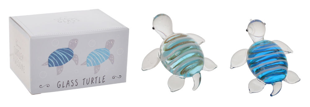 [26846] ARTISAN GLASS SEA TURTLE (2)
