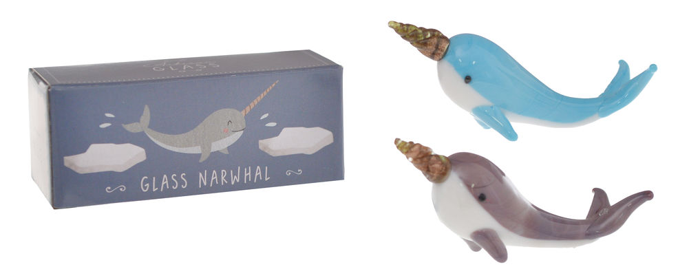 [26847] ARTISAN GLASS NARWHAL (2)