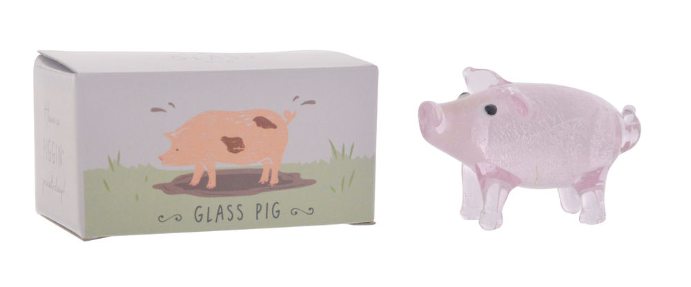 [26860] ARTISAN GLASS PIG