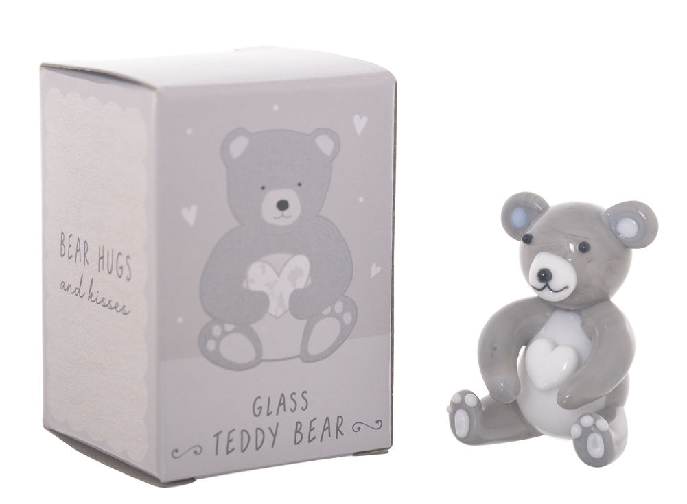 [26869] ARTISAN GLASS TEDDY BEAR