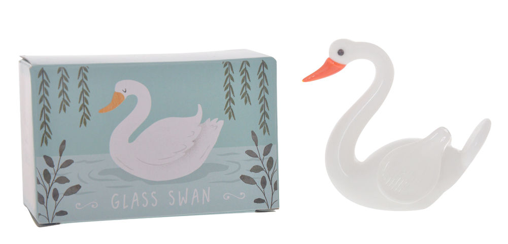 [26871] ARTISAN GLASS SWAN