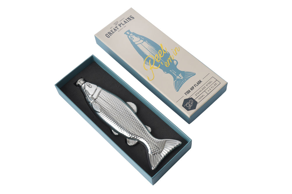 [26889] FLY FISHING CO HIP FLASK