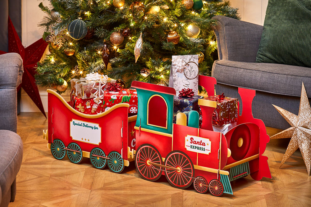 [26926] CHRISTMAS TRAIN GIFTBOX LGE