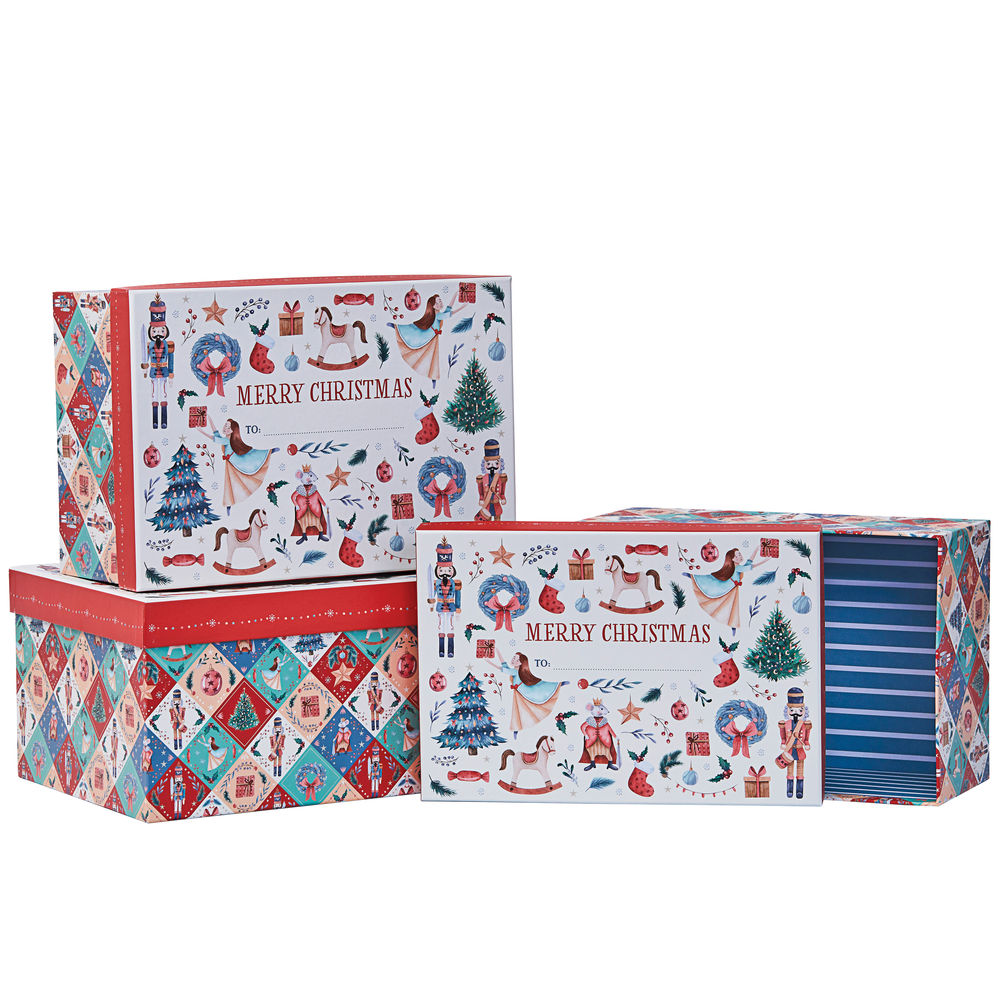NUTCRACKER S/3 NESTED BOXES