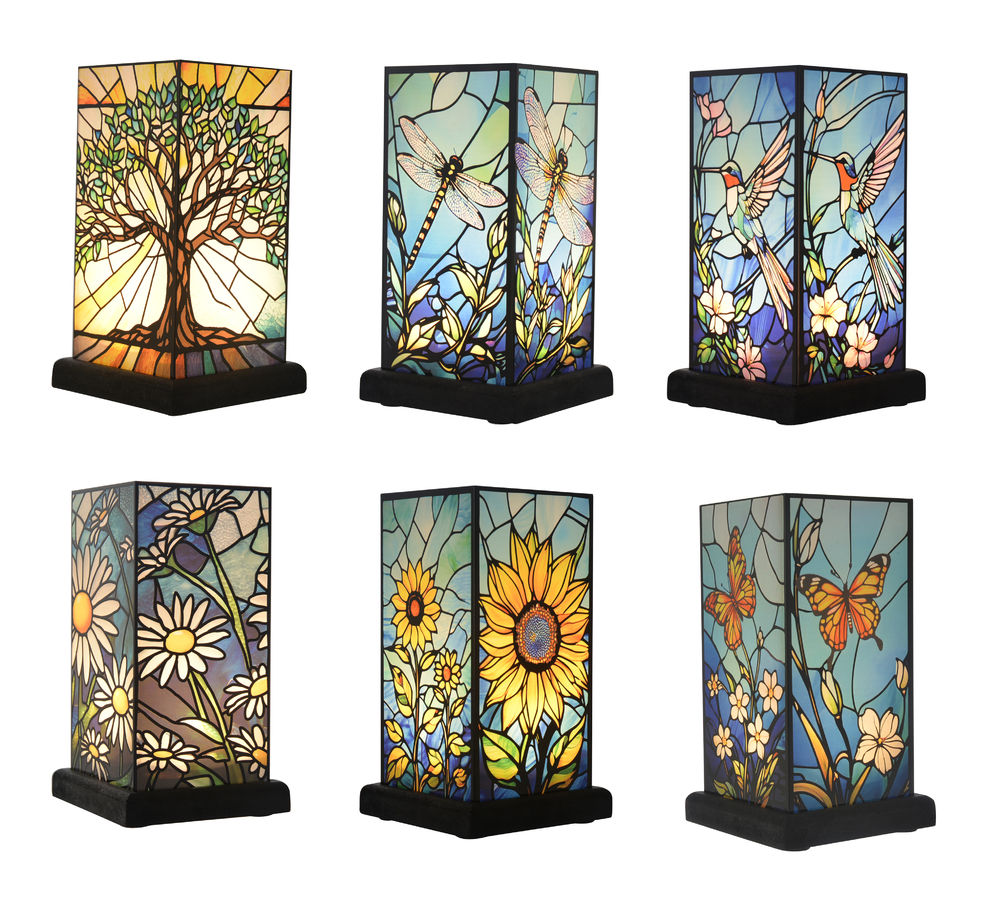 [26934] STAINED PAINTED LAMP (6)