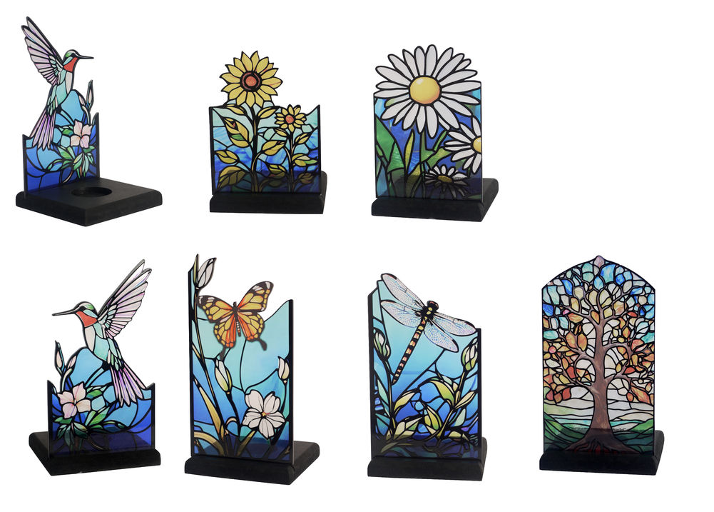 STAINED PAINTED HOLDER(6)