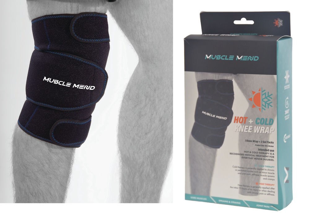 [26978] MUSCLE MEND HOT/COLD KNEE WRAP
