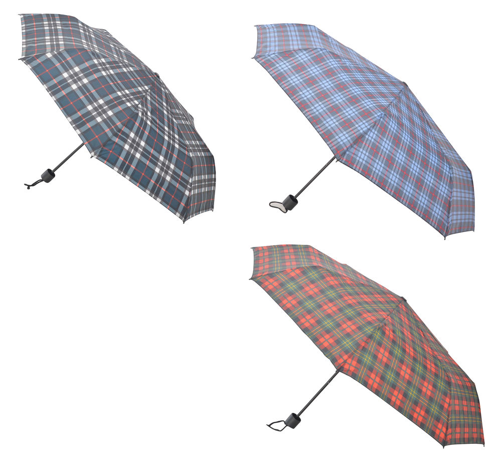 [27036] ESS COMPACT TARTAN UMBRELLA(3)