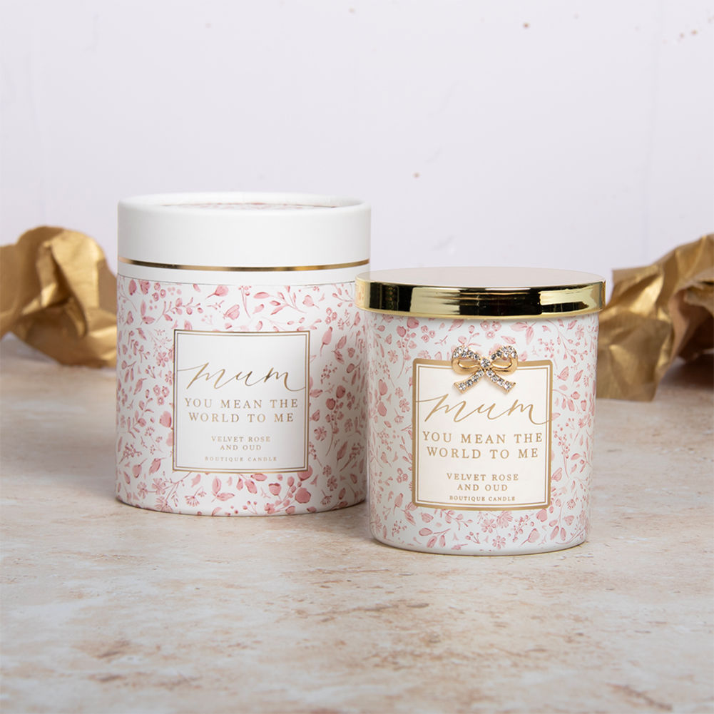 [27123] MADELAINE HEARTS MUM CANDLE