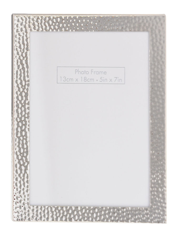 [27205] HAMMERED SILVER FRAME 5x7