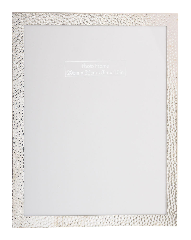 [27207] HAMMERED SILVER FRAME 8x10