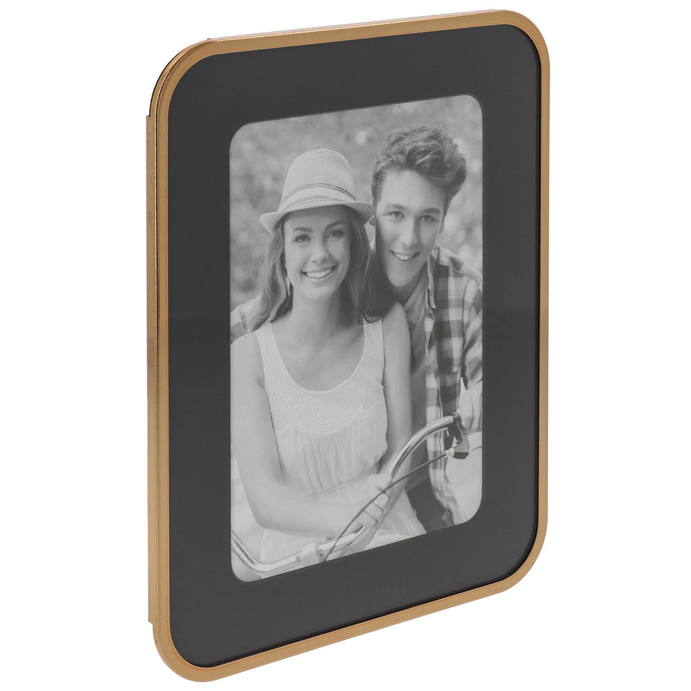[27217] BRONZE CURVED FRAME 5x7