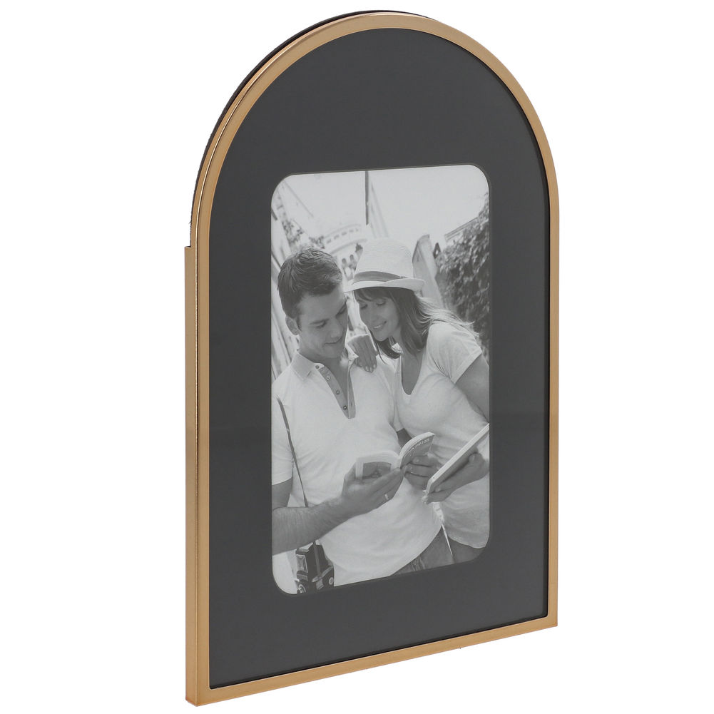 [27218] BRONZE ARCHED FRAME 4x6