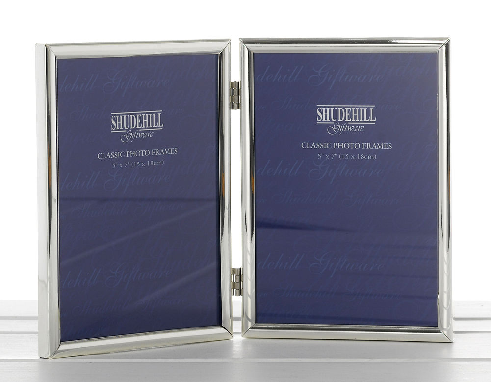 CLASSIC SILVER DOUBLE FRAME 5x7